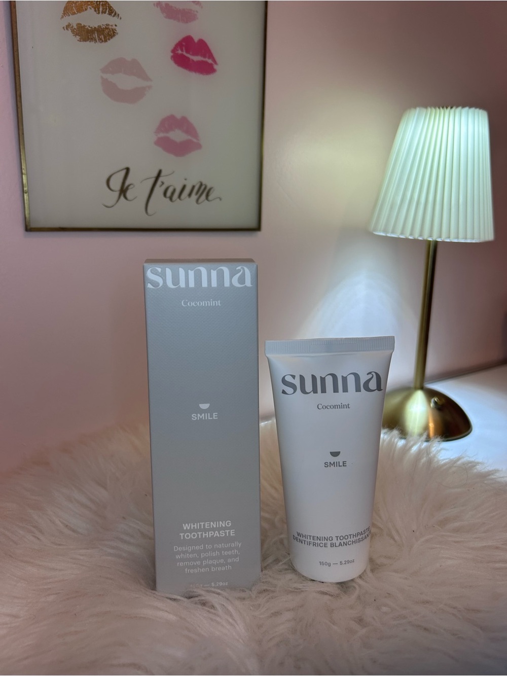 SunnaSmile Cocomint Smile Whitening Toothpaste Vegan SLS FREE